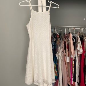 H&M white mini dress